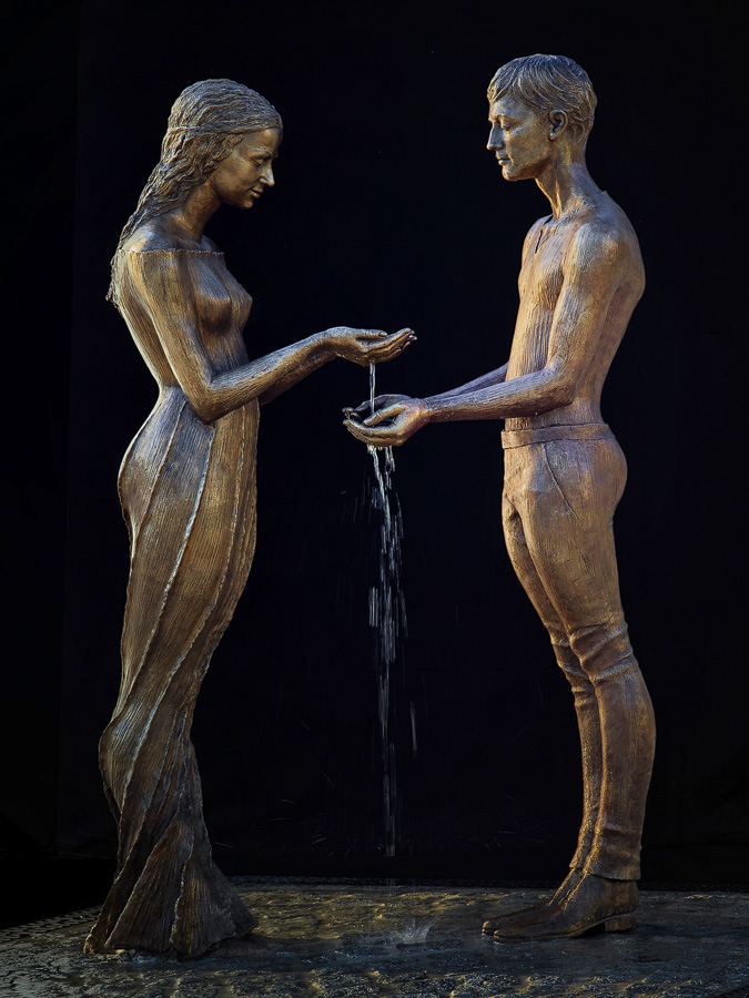Malgorzata Chodakowska | Water statues #artpeople
